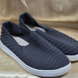 Women's Charcoal Slip-On Sneakers